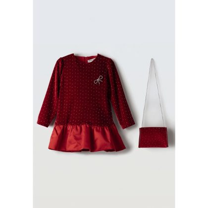 Σετ Φόρεμα με Τσάντα Εβίτα